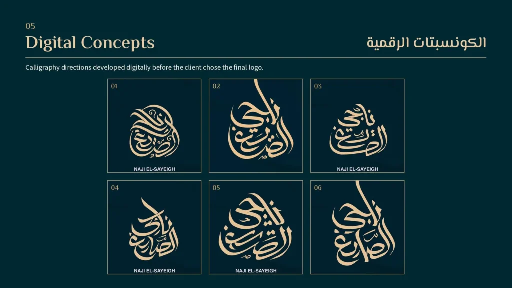 ناجي الصايغ للمجوهرات — إعادة بناء الهوية (5)