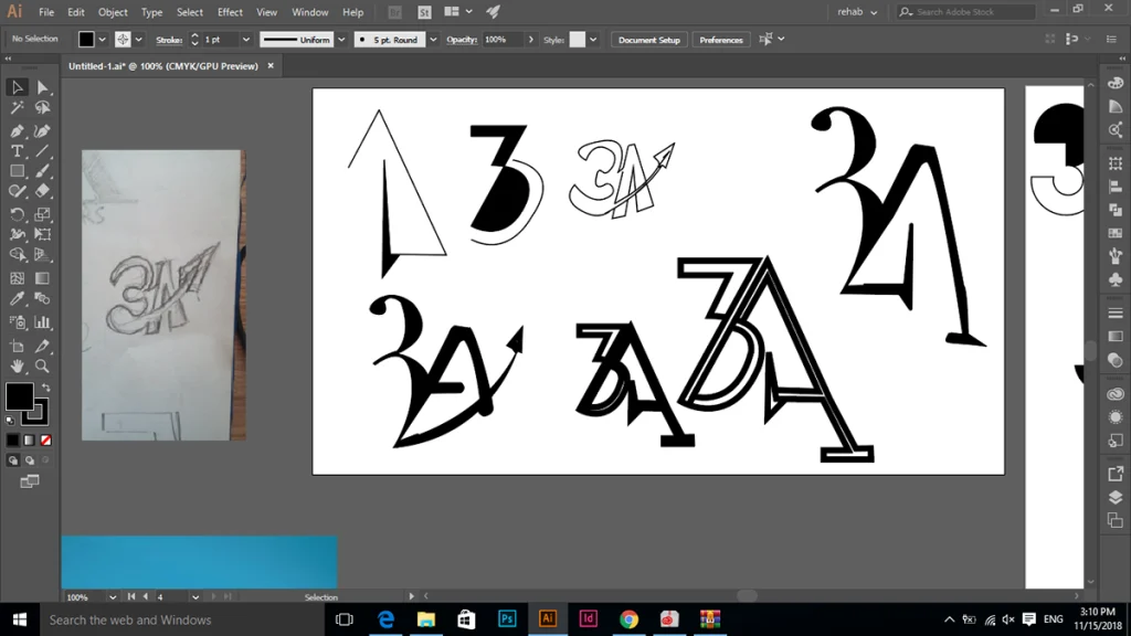 3A Tours Logo Design (10)