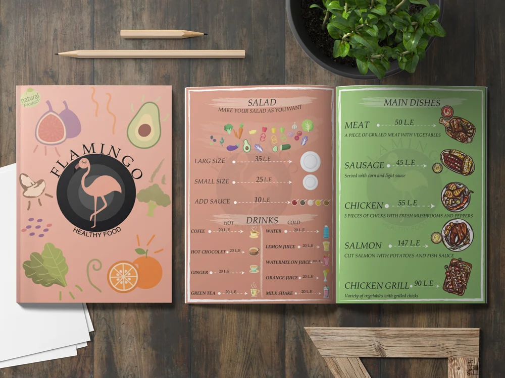 Flamenco Menu Design
