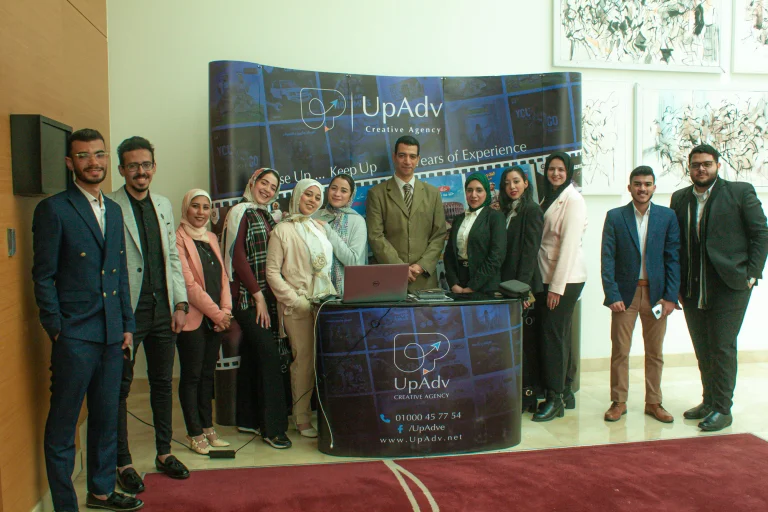 The UpGrade team at our exhibition booth
