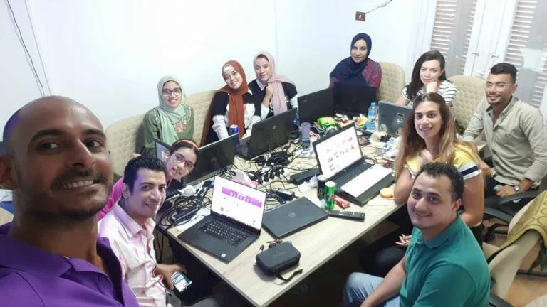 A working session with the creative team
